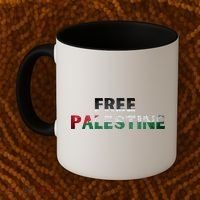 Free Palestine Gaza Flag Arabic Gift Coffee Mug thumb 2