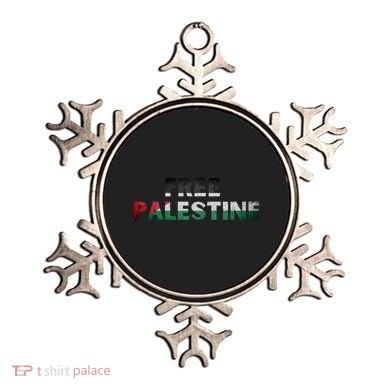 Free Palestine Gaza Flag Arabic Gift Ornament