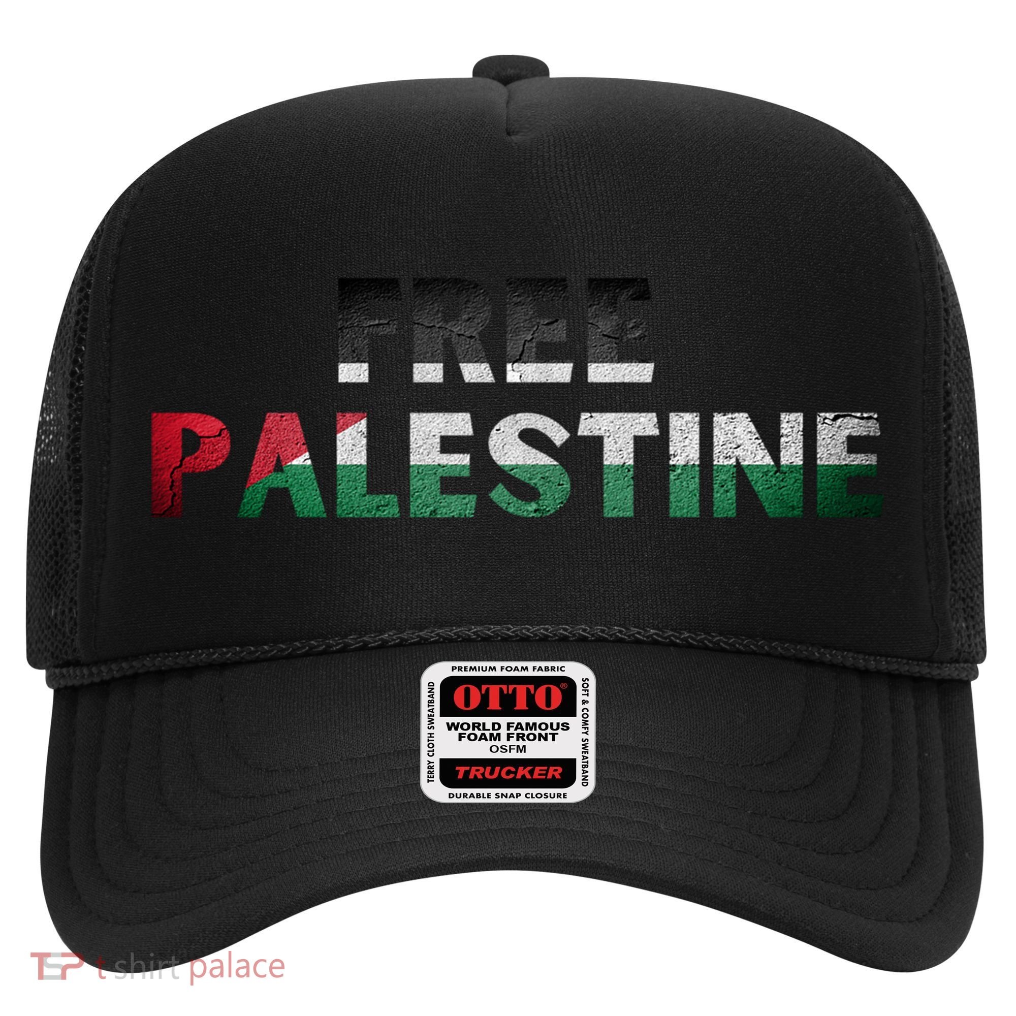 Free Palestine Gaza Flag Arabic Gift Hat