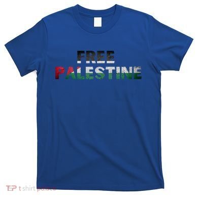 Free Palestine Gaza Flag Arabic Gift T-Shirt