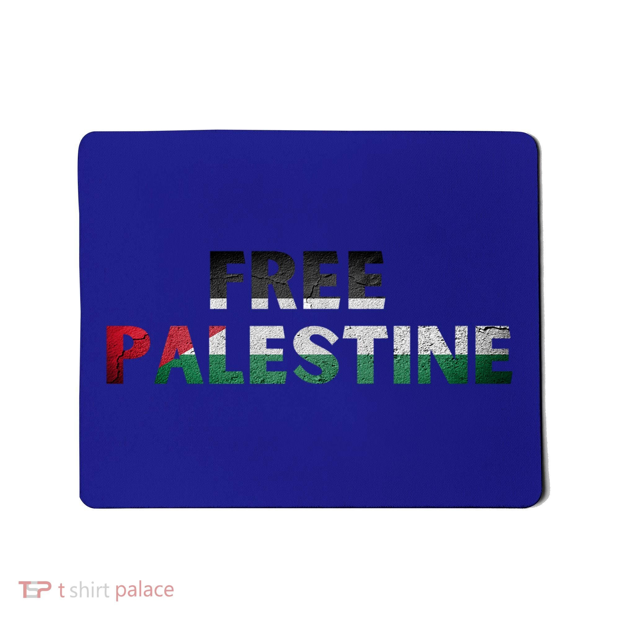 Free Palestine Gaza Flag Arabic Gift Mousepad