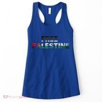 Free Palestine Gaza Flag Arabic Gift Women's Tank Top thumb 0