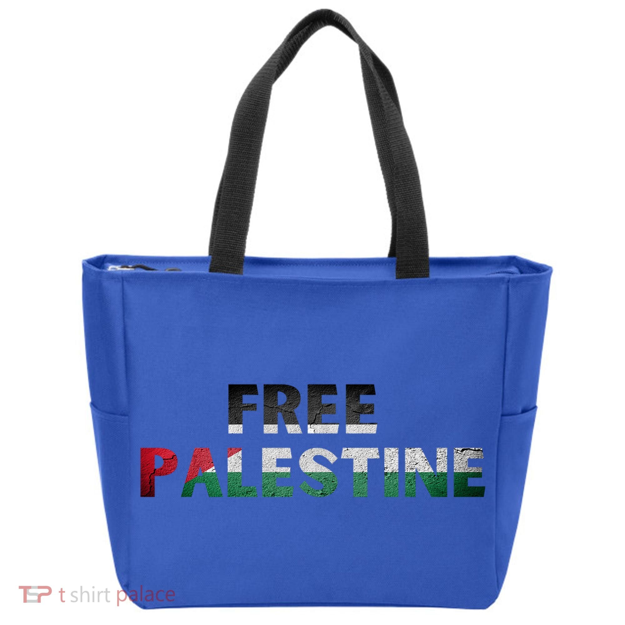 Free Palestine Gaza Flag Arabic Gift Tote Bag
