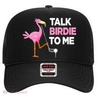 Flamingo Playing Golf Talk Birdie To Me Pun Funny Hat thumb 0