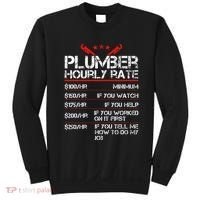 Funny Plumber Gifts Plumber Hourly Labor Rates Plumber Sweatshirt thumb 0