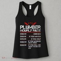 Funny Plumber Gifts Plumber Hourly Labor Rates Plumber Women's Tank Top thumb 3