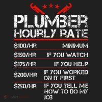 Funny Plumber Gifts Plumber Hourly Labor Rates Plumber Hat thumb 2