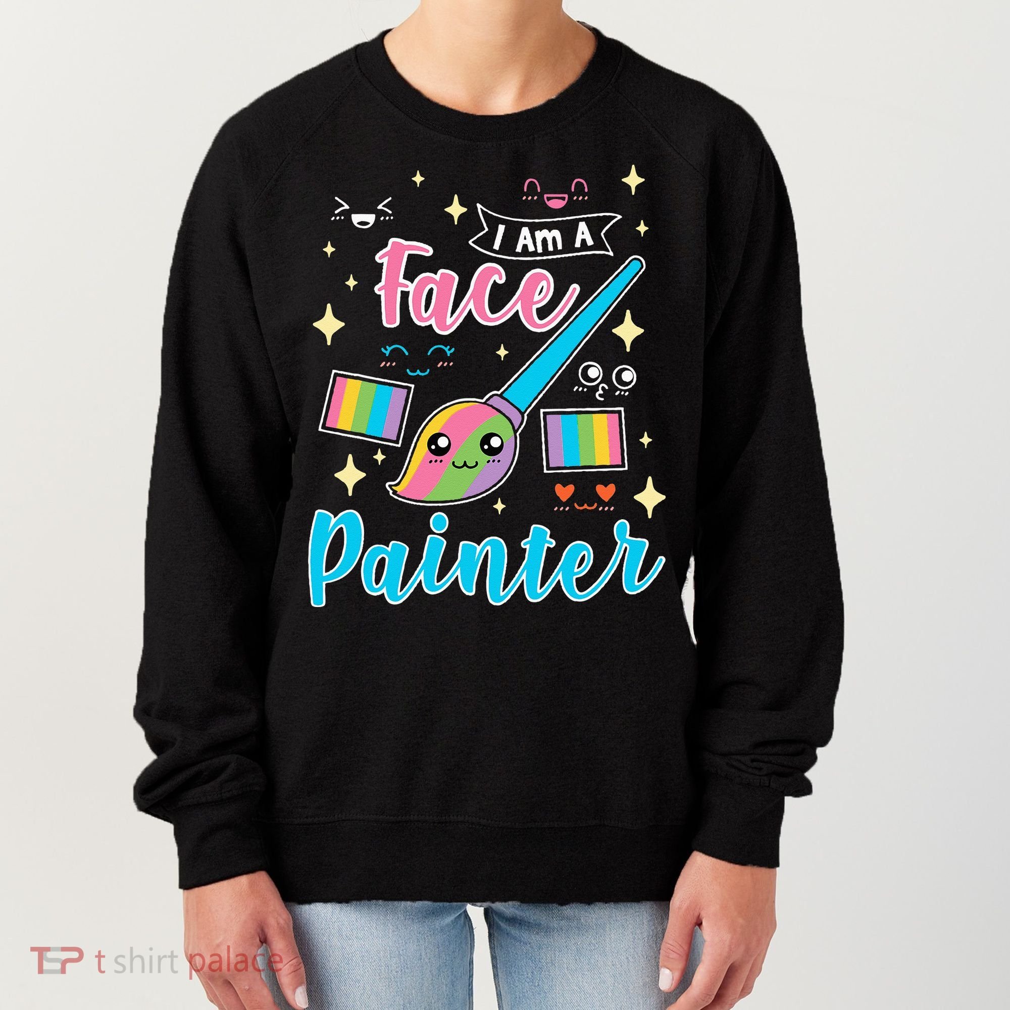 Face Painter Gift For Makeup Artist Women's Sweatshirt