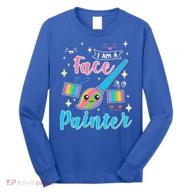 Face Painter Gift For Makeup Artist Long Sleeve Shirt