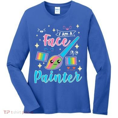 Face Painter Gift For Makeup Artist Women's Long Sleeve Shirt