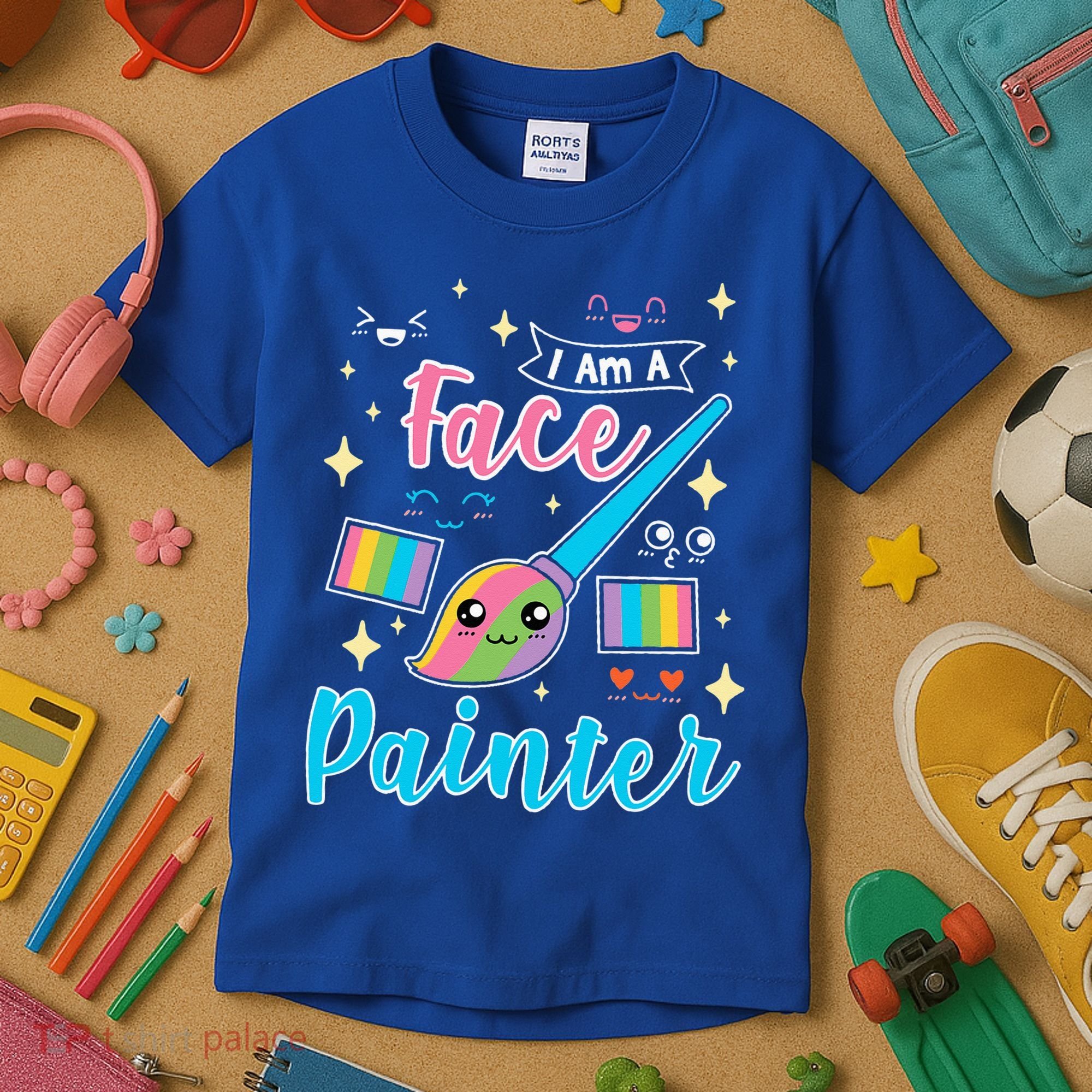 Face Painter Gift For Makeup Artist Kids T-Shirt