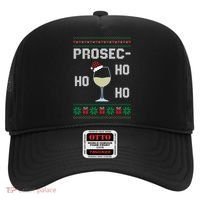 Funny Prosec Ho Ho Ho Christmas Prosecco Santa Hat Wine Gift Hat thumb 0