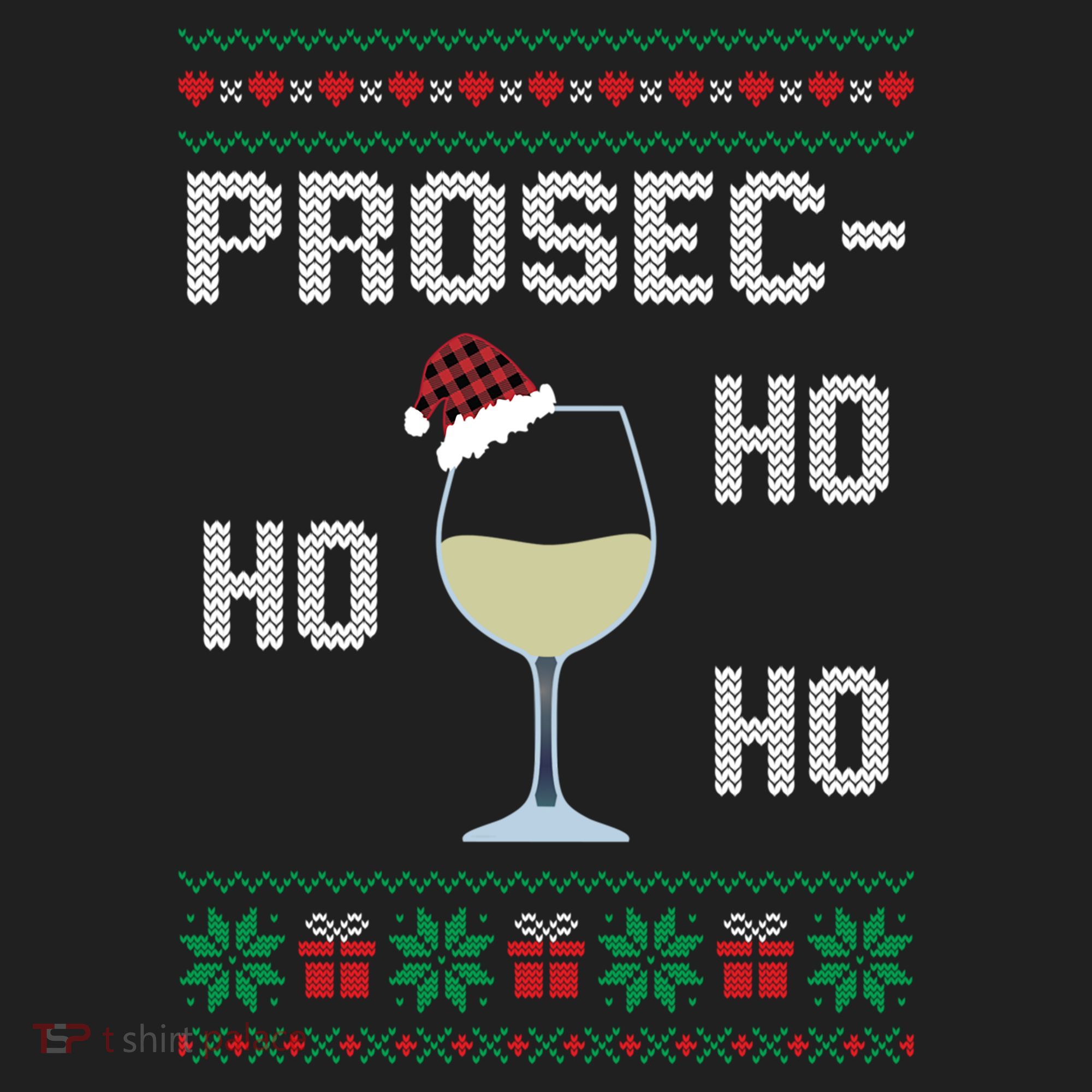 Funny Prosec Ho Ho Ho Christmas Prosecco Santa Hat Wine Gift Hat