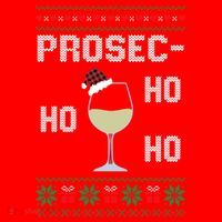 Funny Prosec Ho Ho Ho Christmas Prosecco Santa Hat Wine Gift Santa Hat thumb 1