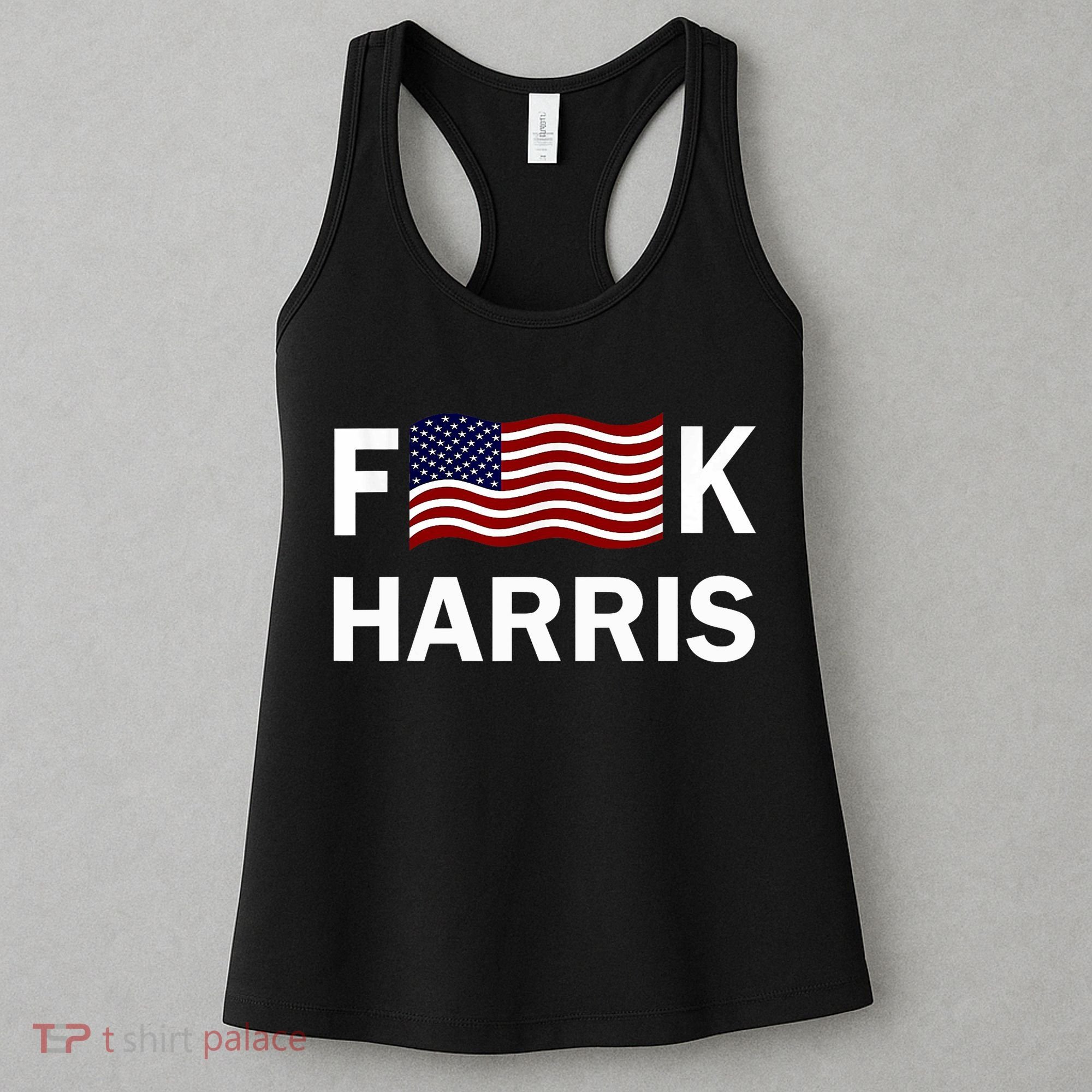 Fkh Political Humor F Kamala Harris Conservative Republican Women's Tank Top