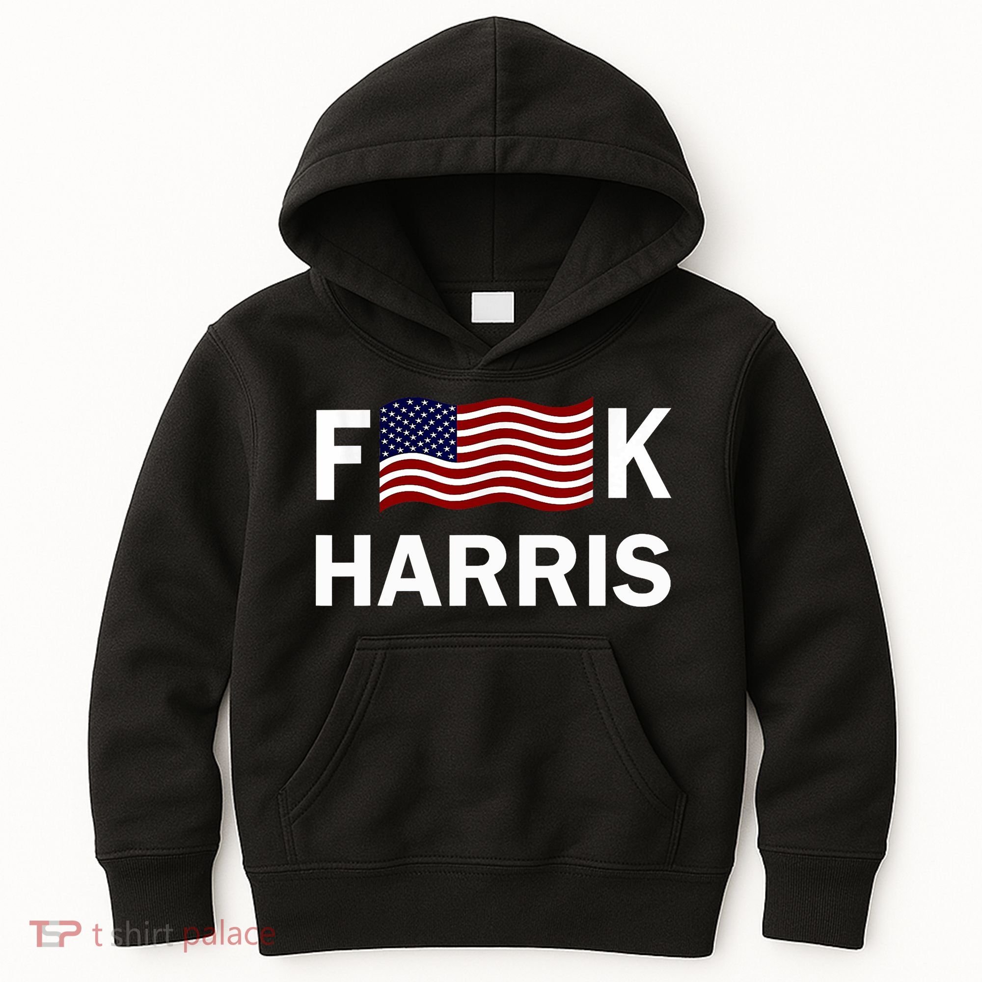 Fkh Political Humor F Kamala Harris Conservative Republican Kids Hoodie