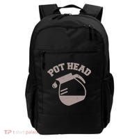Funny Pot Head Coffee Lover Backpack thumb 0