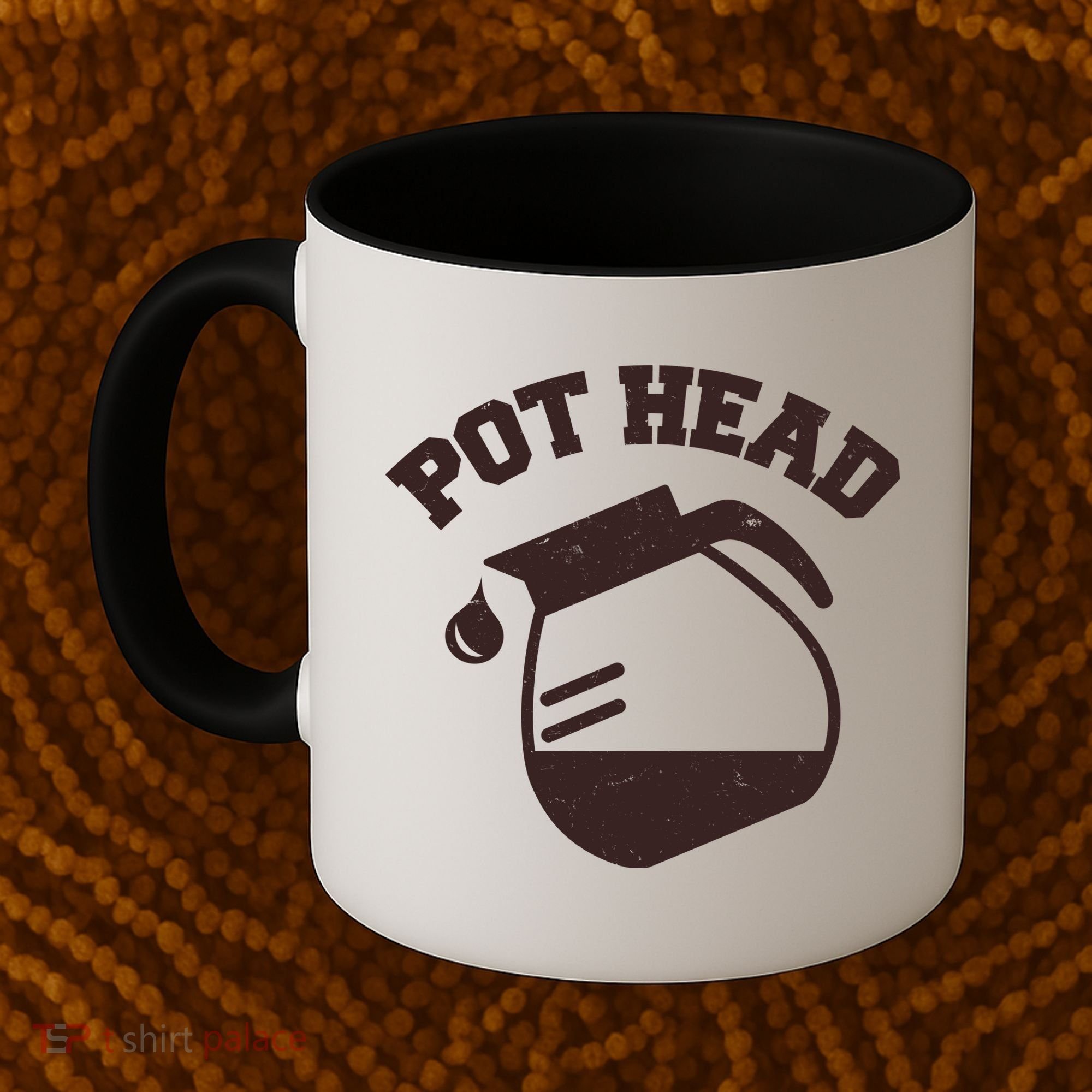 Funny Pot Head Coffee Lover Coffee Mug