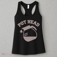 Funny Pot Head Coffee Lover Women's Tank Top thumb 3