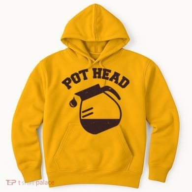 Funny Pot Head Coffee Lover Hoodie