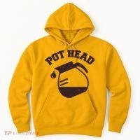 Funny Pot Head Coffee Lover Hoodie thumb 0