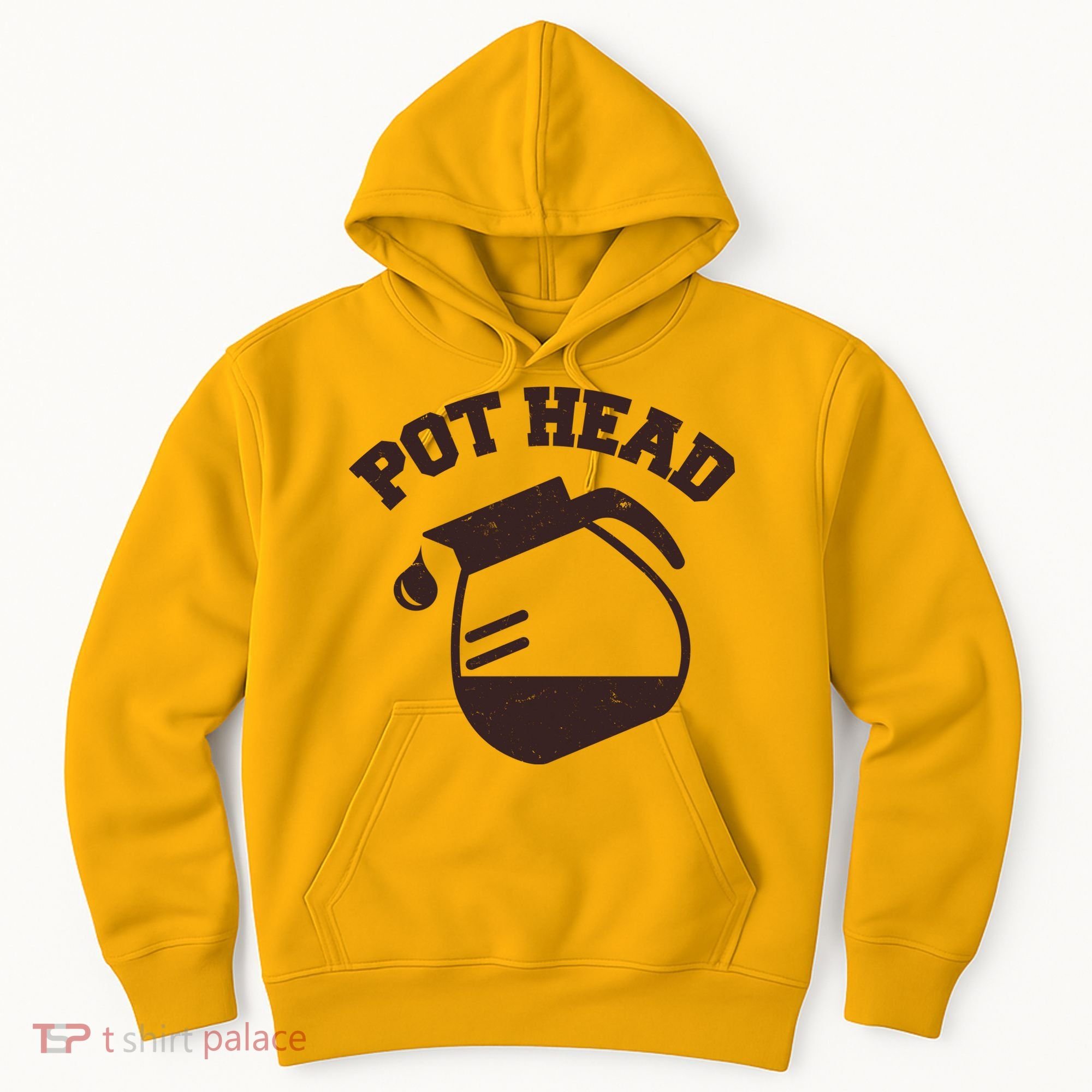 Funny Pot Head Coffee Lover Hoodie