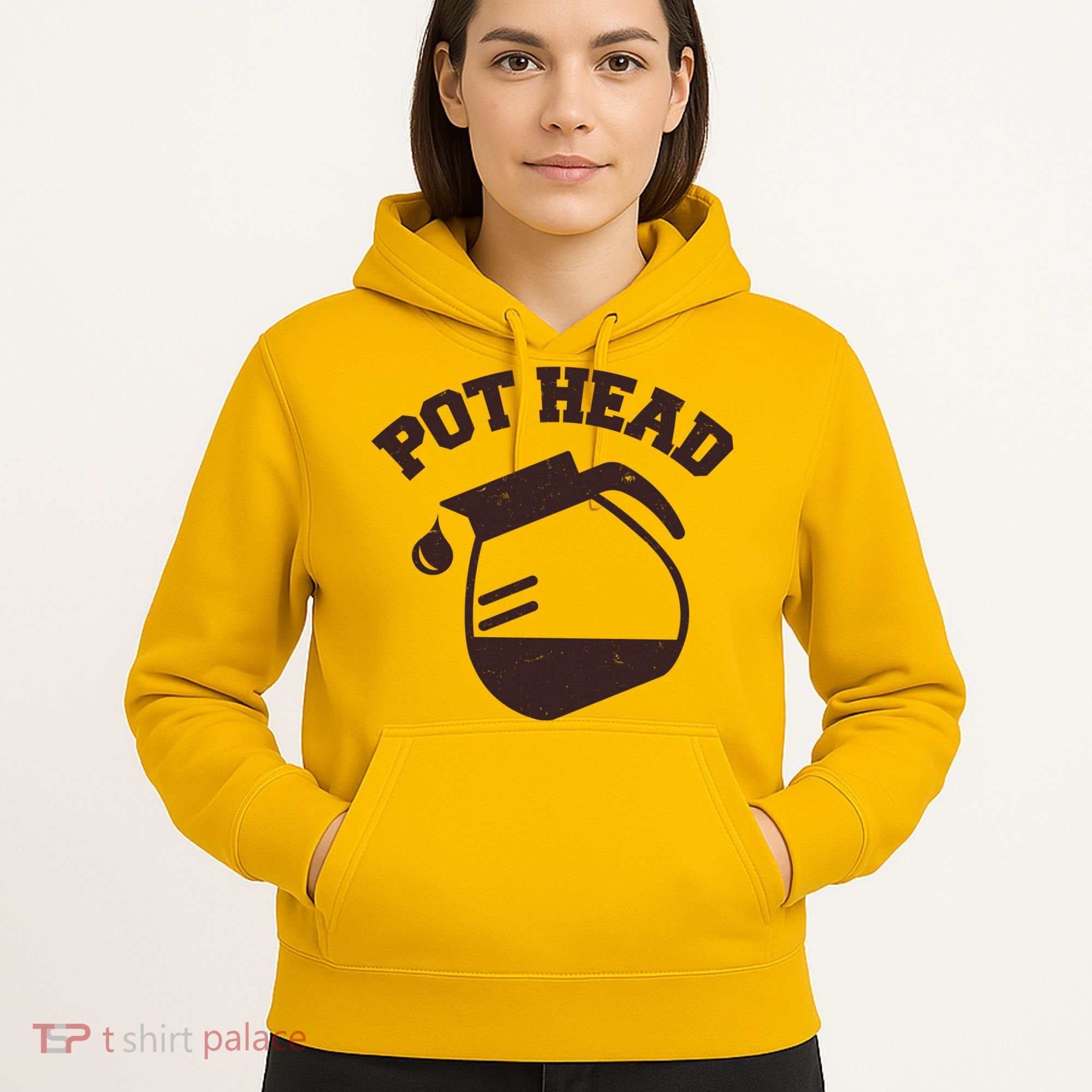 Funny Pot Head Coffee Lover Hoodie