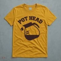 Funny Pot Head Coffee Lover T-Shirt thumb 5
