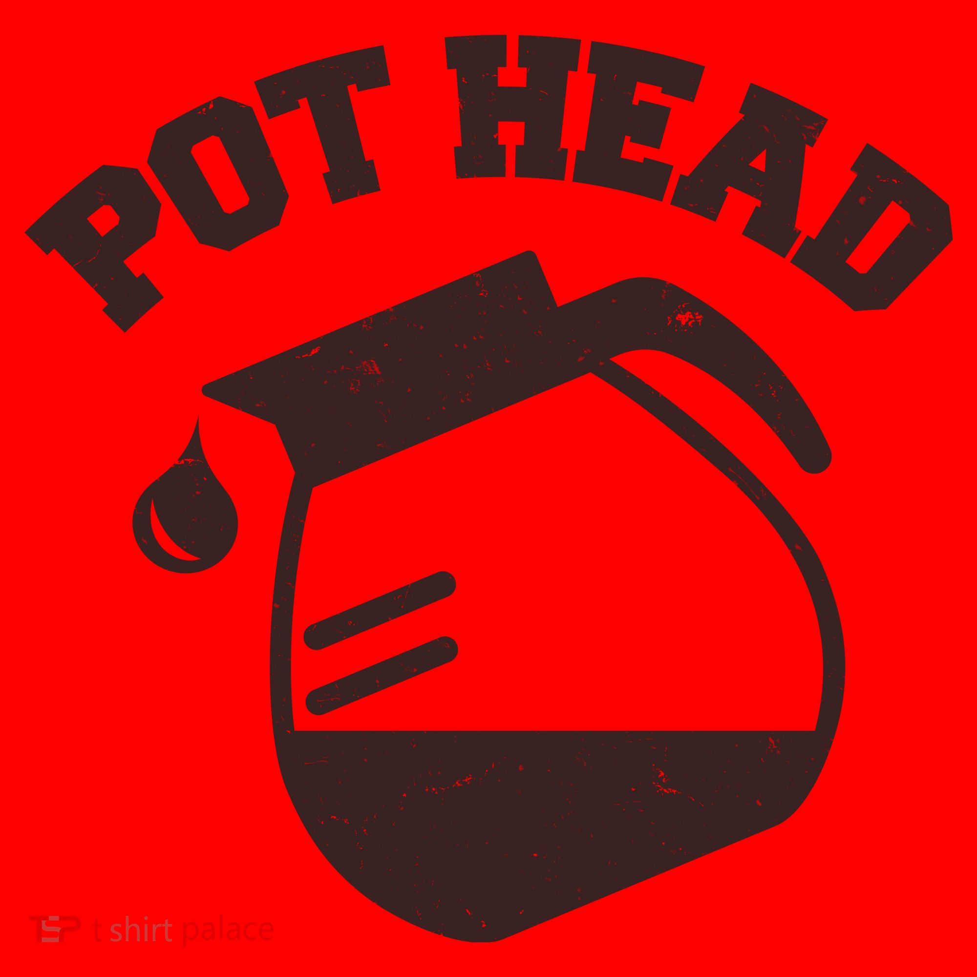 Funny Pot Head Coffee Lover Santa Hat