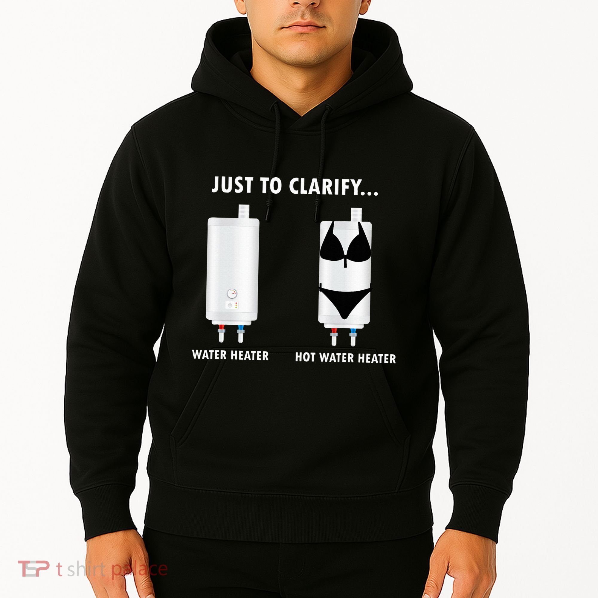 Funny Plumber Hot Water Heater Plumbing Dad Joke Hoodie