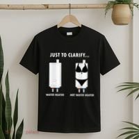 Funny Plumber Hot Water Heater Plumbing Dad Joke T-Shirt thumb 2