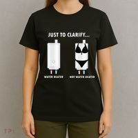 Funny Plumber Hot Water Heater Plumbing Dad Joke T-Shirt thumb 4