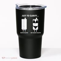 Funny Plumber Hot Water Heater Plumbing Dad Joke Tumbler thumb 0