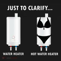Funny Plumber Hot Water Heater Plumbing Dad Joke Women's T-Shirt thumb 6
