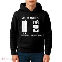 Funny Plumber Hot Water Heater Plumbing Dad Joke Kids Hoodie thumb 4