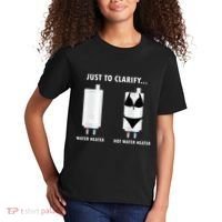 Funny Plumber Hot Water Heater Plumbing Dad Joke Kids T-Shirt thumb 2