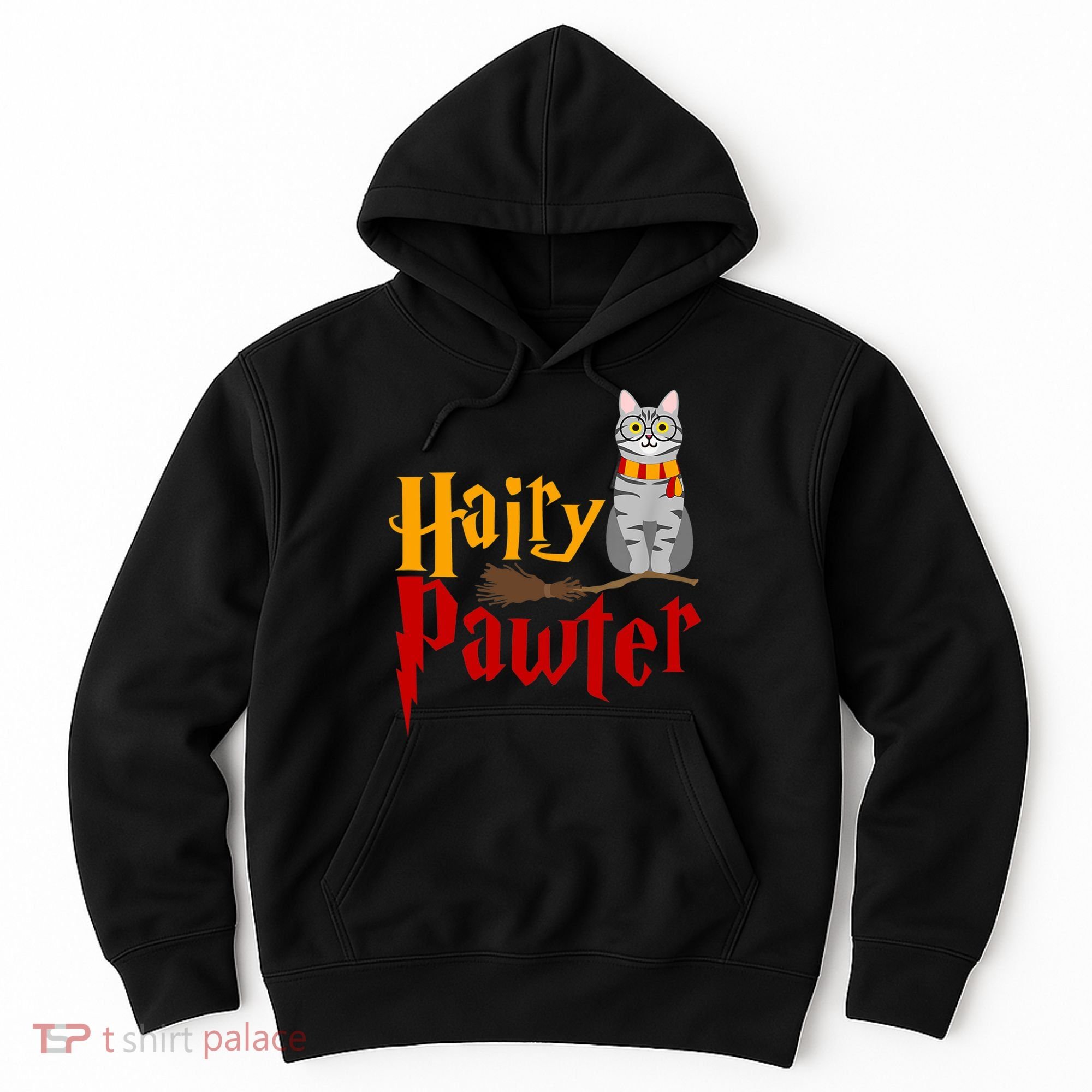 FUNNY Pun Hairy Pawter TShirt Wizard Gift For Cat Lovers Hoodie