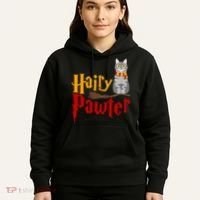 FUNNY Pun Hairy Pawter TShirt Wizard Gift For Cat Lovers Hoodie thumb 5
