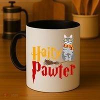 FUNNY Pun Hairy Pawter TShirt Wizard Gift For Cat Lovers Coffee Mug thumb 4