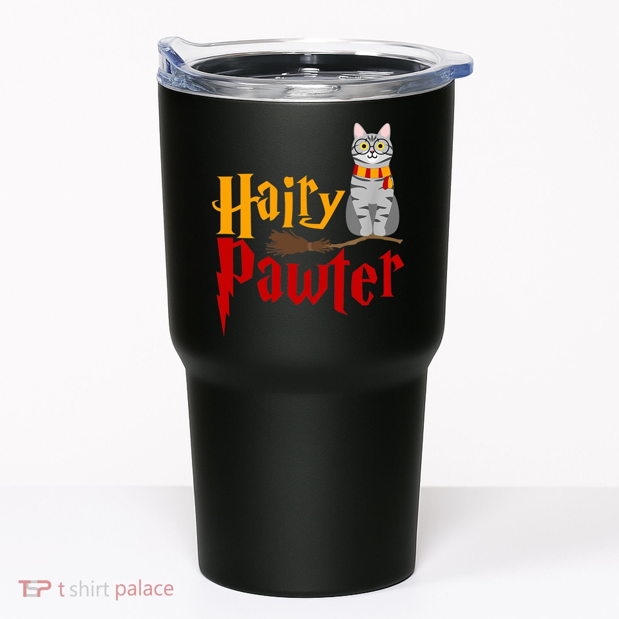 FUNNY Pun Hairy Pawter TShirt Wizard Gift For Cat Lovers Tumbler