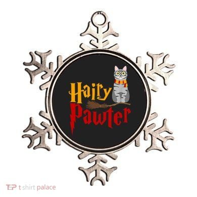 FUNNY Pun Hairy Pawter TShirt Wizard Gift For Cat Lovers Ornament