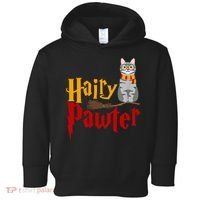 FUNNY Pun Hairy Pawter TShirt Wizard Gift For Cat Lovers Toddler Hoodie thumb 0