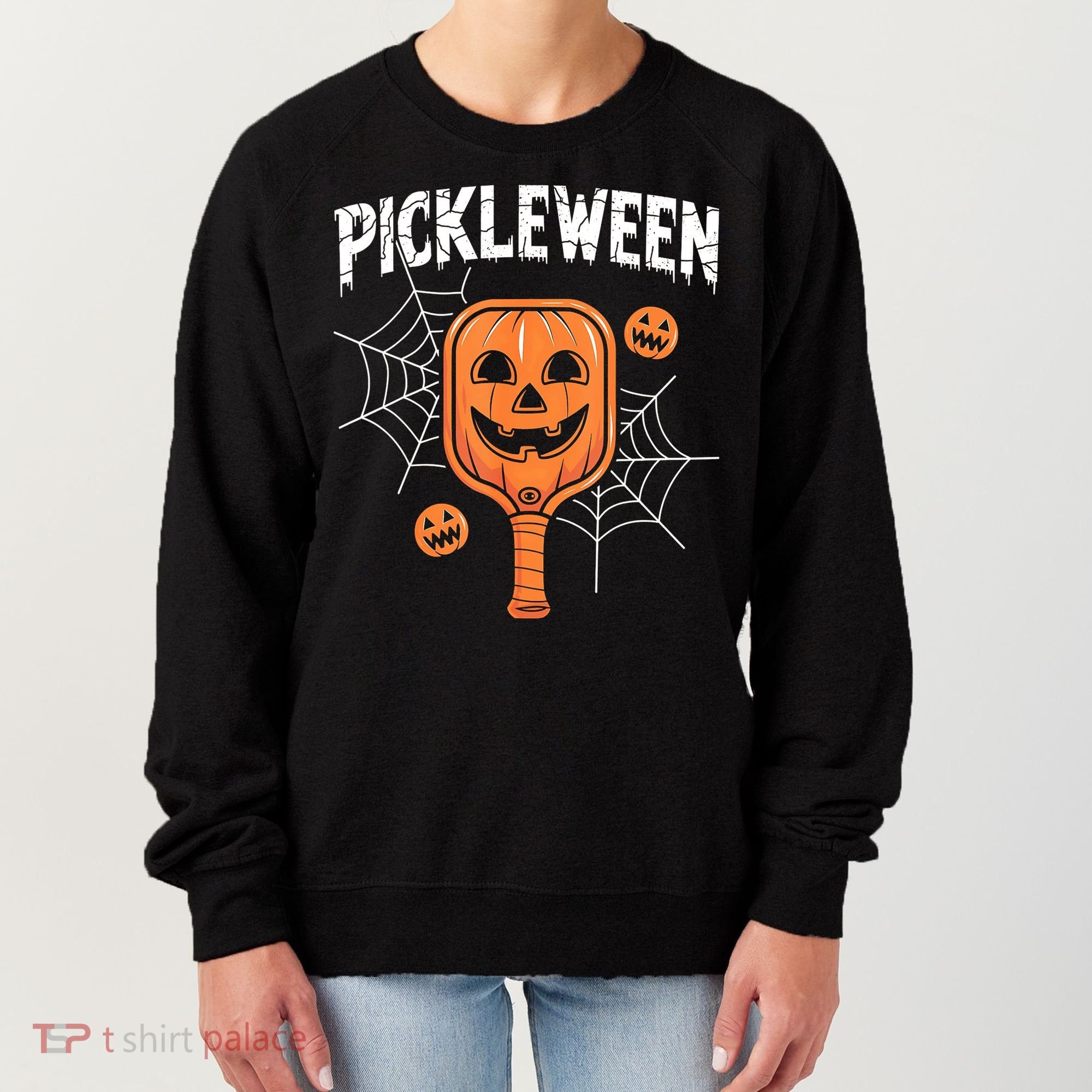 Funny Pickleween Halloween Pickleball Players Gift Women's Sweatshirt