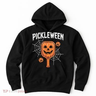 Funny Pickleween Halloween Pickleball Players Gift Hoodie