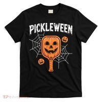 Funny Pickleween Halloween Pickleball Players Gift T-Shirt thumb 0