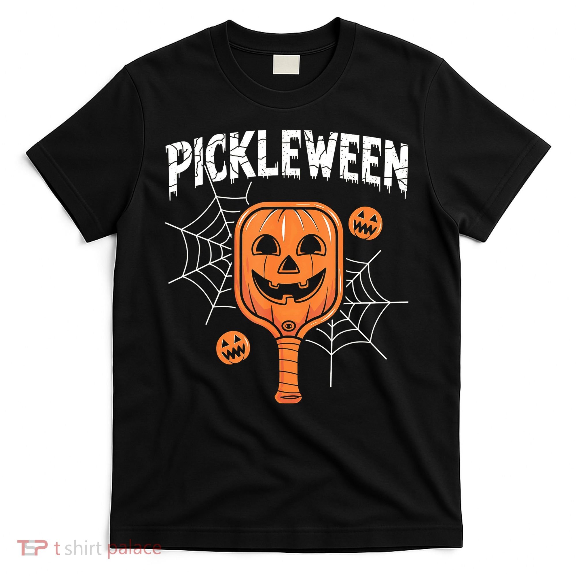 Funny Pickleween Halloween Pickleball Players Gift T-Shirt