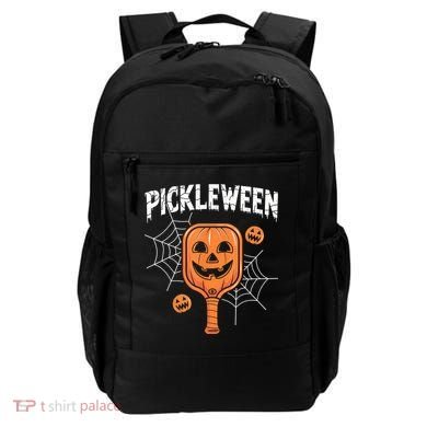 Funny Pickleween Halloween Pickleball Players Gift Backpack