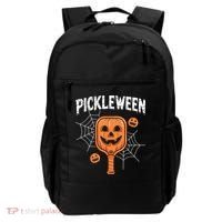 Funny Pickleween Halloween Pickleball Players Gift Backpack thumb 0