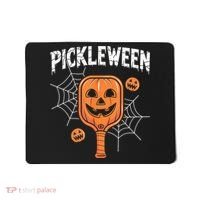 Funny Pickleween Halloween Pickleball Players Gift Mousepad thumb 0