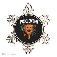 Funny Pickleween Halloween Pickleball Players Gift Ornament thumb 0